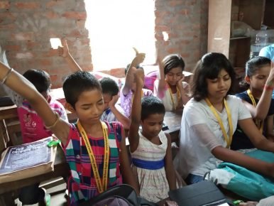 Literacy Program Through Tech Enabled English Learning Entertainment and Activity Classes. The Karimpur Model