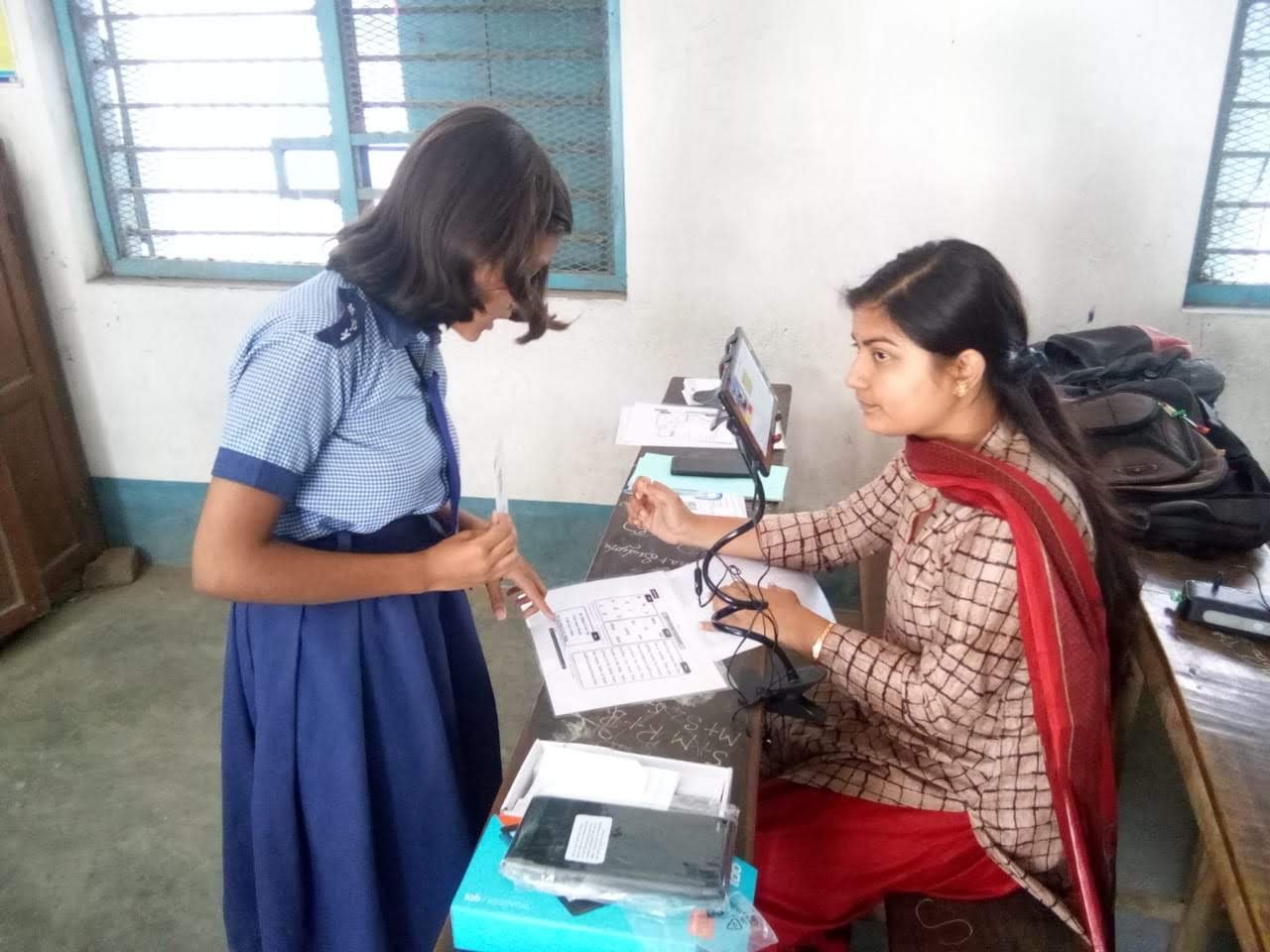 Project Learn To Read by Krishworks Technology and Indusnet Foundation in Collaboration with Karimpur Girls High School