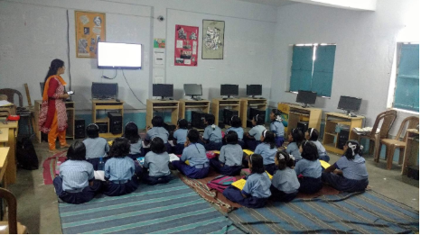 Project Learn To Read by Krishworks Technology and Indusnet Foundation in Collaboration with Karimpur Girls High School